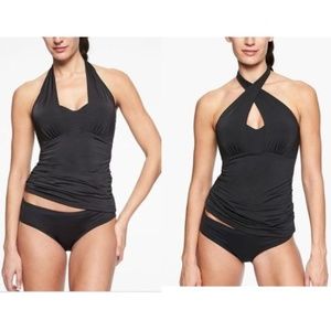 Athleta NWT Aqualuxe Bra Cup 2 Way Tankini Top